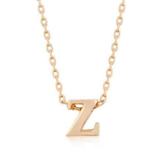 Rose Gold Initial Z Pendant (pack of 1 ea)