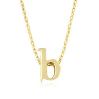 Golden Initial B Pendant (pack of 1 ea)