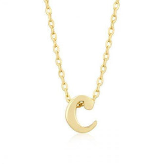 Golden Initial C Pendant (pack of 1 ea)