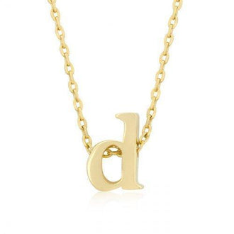 Golden Initial D Pendant (pack of 1 ea)