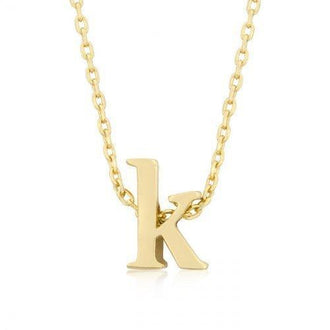 Golden Initial K Pendant (pack of 1 ea)