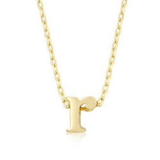 Golden Initial R Pendant (pack of 1 ea)