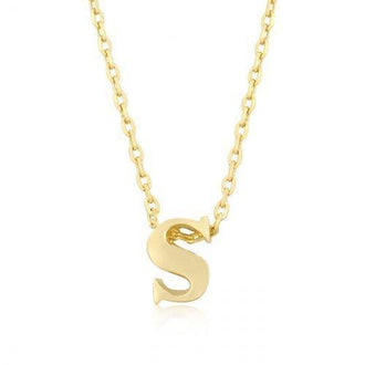 Golden Initial S Pendant (pack of 1 ea)