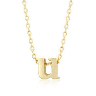 Golden Initial U Pendant (pack of 1 ea)