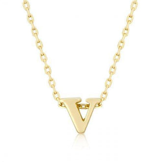 Golden Initial V Pendant (pack of 1 ea)