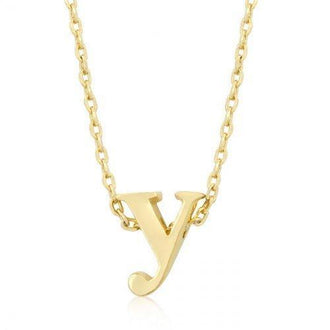 Golden Initial Y Pendant (pack of 1 ea)