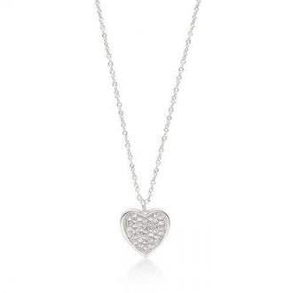 Pave Heart Pendant (pack of 1 ea)