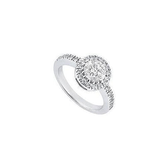Diamond Engagement Ring : Platinum - 1.00 CT Diamonds
