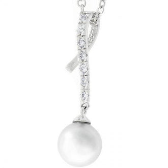 Ribboned Pearl Pendant (pack of 1 ea)