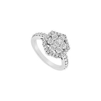 Diamond Ring :14K White Gold - 1.00 CT Diamonds