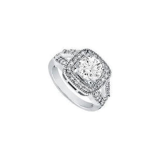 Diamond Engagement Ring : Platinum - 1.25 CT Diamonds