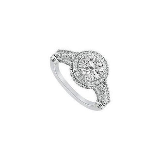 Diamond Engagement Ring : Platinum - 1.25 CT Diamonds