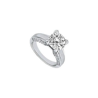 Diamond Engagement Ring : Platinum - 1.00 CT Diamonds