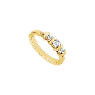 Diamond Engagement Ring : 14K Yellow Gold - 1.00 CT Diamonds