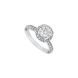 Diamond Engagement Ring : Platinum - 1.25 CT Diamonds