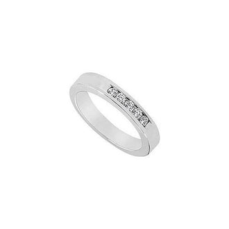 Mens Diamond Ring : 14K White Gold - 0.25 CT Diamonds