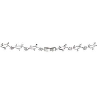 Rhodium Plated Vineyard Necklace