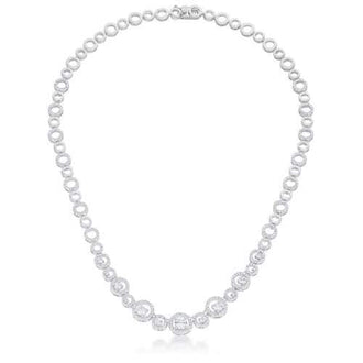 Graduated Cubic Zirconia Necklace