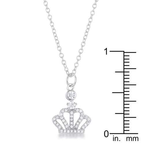 Tabitha 0.5 ct Crown Pendant