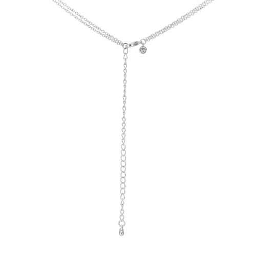 5 Ct Dazzling Rhodium Necklace with CZ