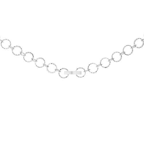 1.32 Ct Stunning Rhodium Necklace with CZ Charms