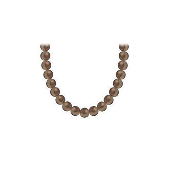 Akoya Cultured Pearl Necklace : 14K Yellow Gold  5 MM