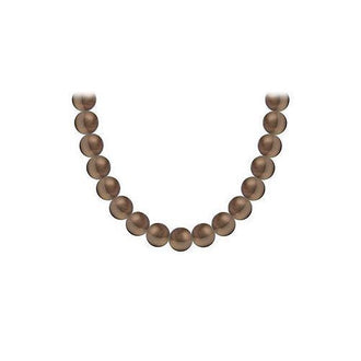 Akoya Cultured Pearl Necklace : 14K White Gold  8 MM