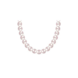 Akoya Cultured Pearl Necklace : 14K White Gold  6 MM