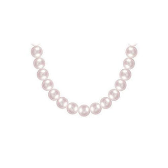 Akoya Cultured Pearl Necklace : 14K White Gold  10 MM