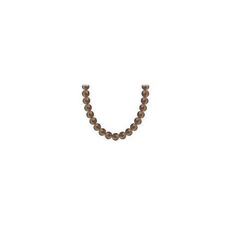 Akoya Cultured Pearl Necklace : 14K Yellow Gold  5 MM