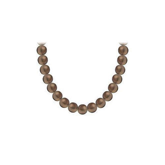 Akoya Cultured Pearl Necklace : 14K Yellow Gold  6 MM