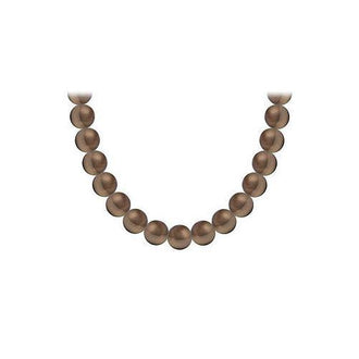 Akoya Cultured Pearl Necklace : 14K Yellow Gold  9 MM