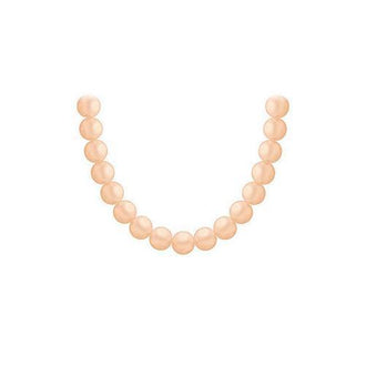 Akoya Cultured Pearl Necklace : 14K Yellow Gold  7 MM