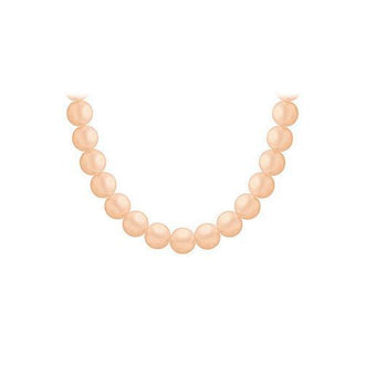 Akoya Cultured Pearl Necklace : 14K Yellow Gold  10 MM