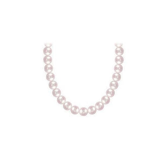 Akoya Cultured Pearl Necklace : 14K Yellow Gold  4 MM