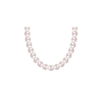 Akoya Cultured Pearl Necklace : 14K Yellow Gold  5 MM