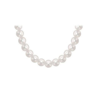 Akoya Cultured Pearl Necklace : 14K Yellow Gold  11 MM