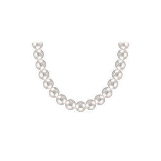 Tahitian Pearl Necklace : 18K White Gold  8.00 - 10.00 MM