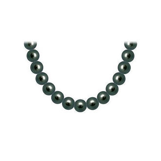 Tahitian Pearl Necklace : 18K White Gold  12.00 - 14.00 MM