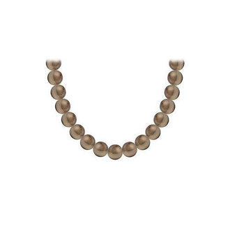 Tahitian Pearl Necklace : 18K White Gold  8.00 - 10.00 MM