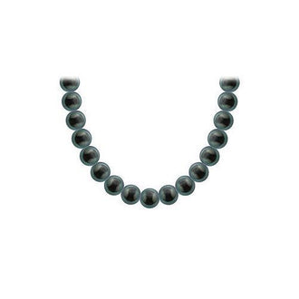 Tahitian Pearl Necklace : 18K White Gold  8.00 - 10.00 MM