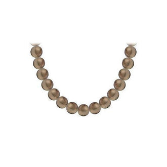 Tahitian Pearl Necklace : 18K Yellow Gold  10.00 - 12.00 MM