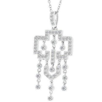 CZ Waterfall Pendant