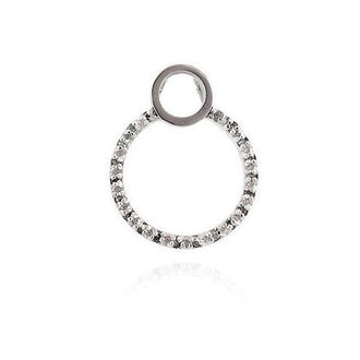 Cubic Zirconia Circle Pendant