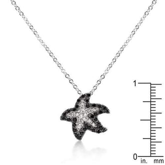 Cubic Zirconia Starfish Pendant