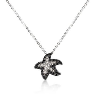 Cubic Zirconia Starfish Pendant