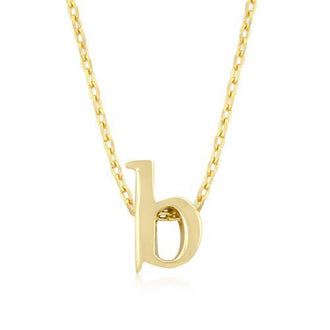 Golden Initial B Pendant