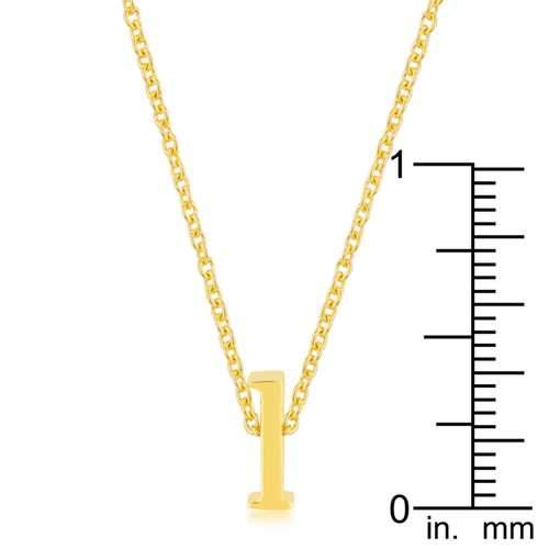 Golden Initial L Pendant