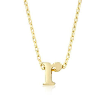 Golden Initial R Pendant