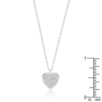 Pave Heart Pendant